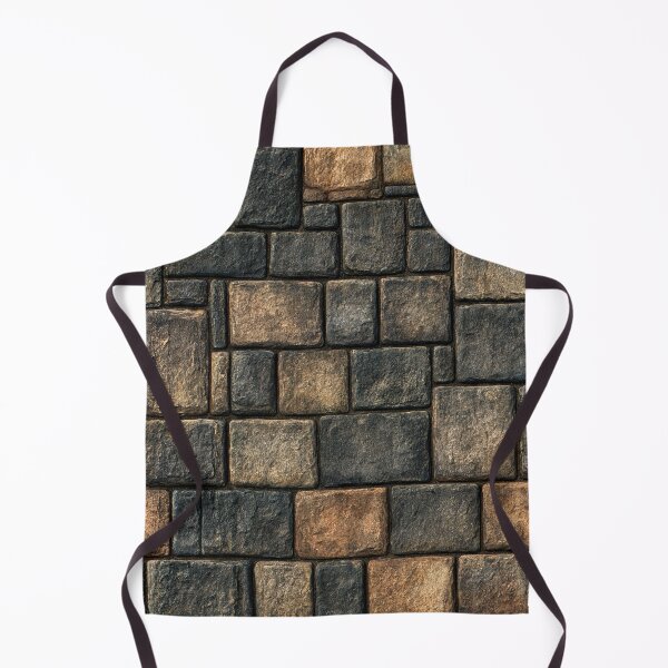Item preview, Warm Terracotta and Brown Stacked Stone Wall designed and sold by Piotrek0001.
