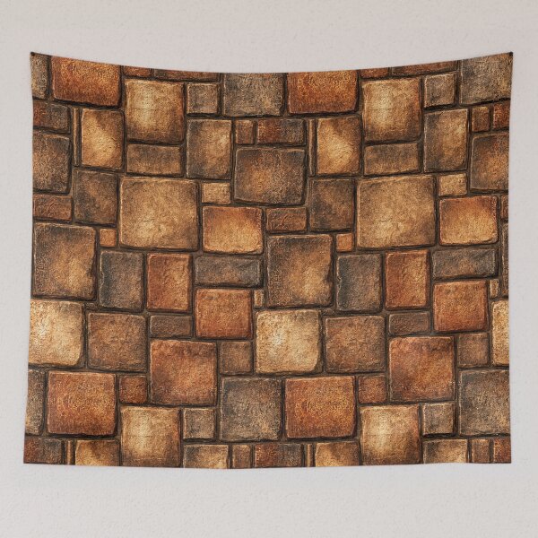 Item preview, Large Amber Sandstone Block Masonry Wall Texture designed and sold by Piotrek0001.