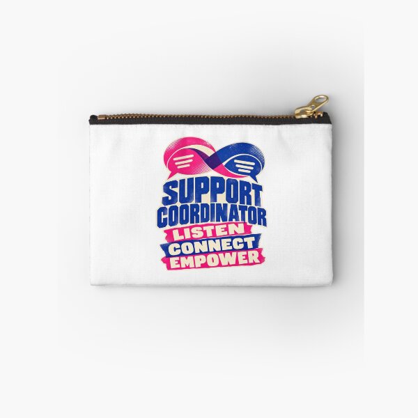Item preview, NDIS Support Coordinator – Listen Connect Empower Riso designed and sold by Witcrafters.