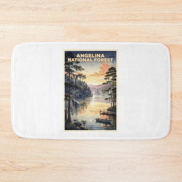 Item preview, Angelina National Forest Texas Vintage Watercolor Travel designed and sold by Teelogic.