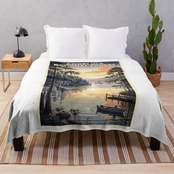 Item preview, Angelina National Forest Texas Vintage Watercolor Travel designed and sold by Teelogic.