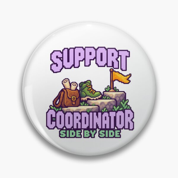 Item preview, NDIS Support Coordinator – Side by Side Pixel Quest designed and sold by Witcrafters.