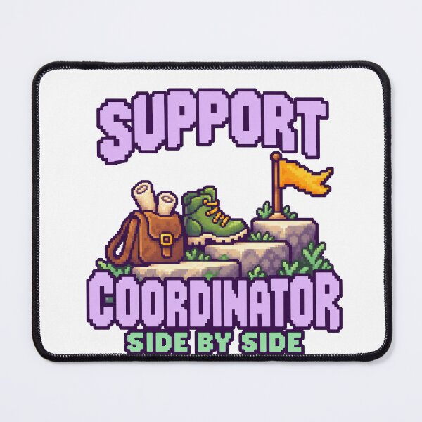 Item preview, NDIS Support Coordinator – Side by Side Pixel Quest designed and sold by Witcrafters.