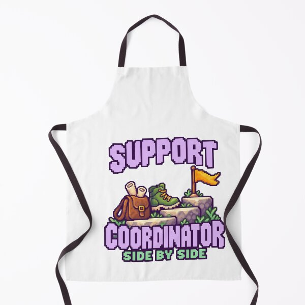 Item preview, Coordinador de apoyo del NDIS – Side by Side Pixel Quest designed and sold by Witcrafters.