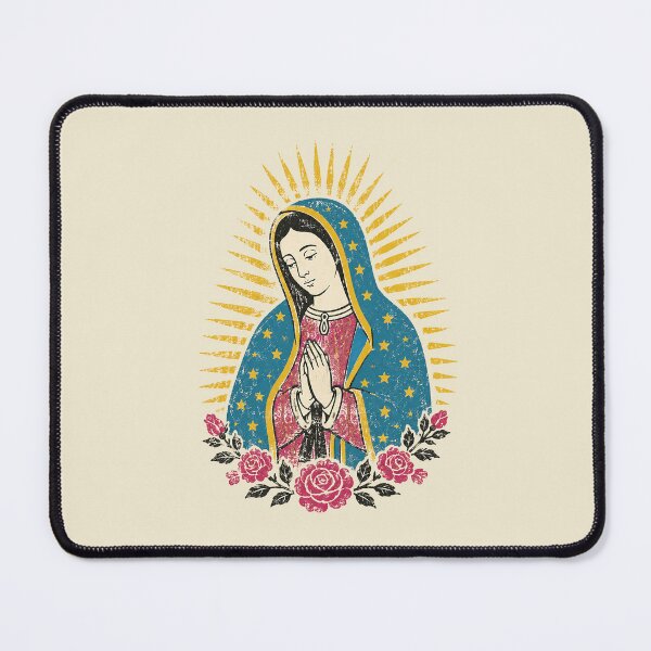 Item preview, Virgen de Guadalupe Rose Folk Art designed and sold by El Brown Mercado.