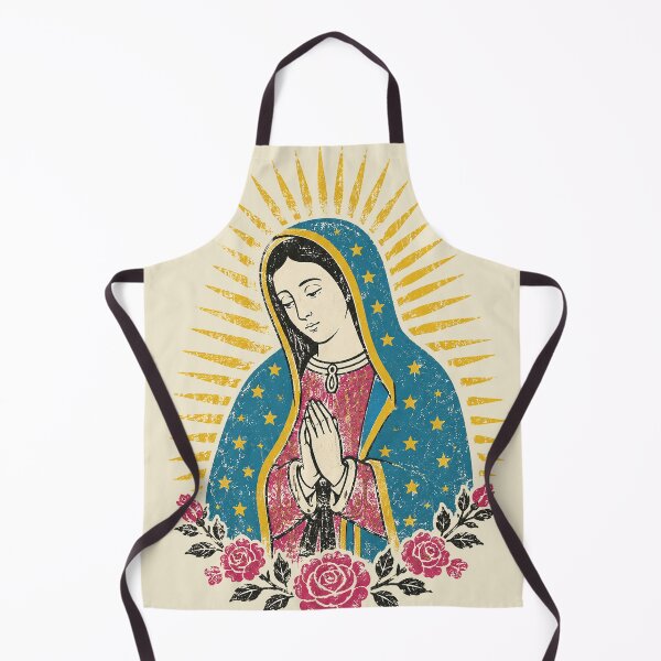 Item preview, Virgen de Guadalupe Rose Folk Art designed and sold by El Brown Mercado.