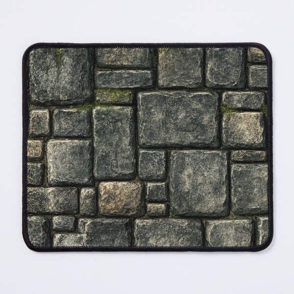 Item preview, Old World Grey Stone Blocks with Mossy Accents designed and sold by Piotrek0001.