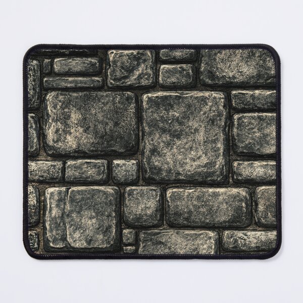 Item preview, Dark Charcoal Stacked Stone Fortress Wall Art designed and sold by Piotrek0001.