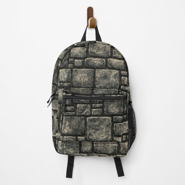 Item preview, Dark Charcoal Stacked Stone Fortress Wall Art designed and sold by Piotrek0001.