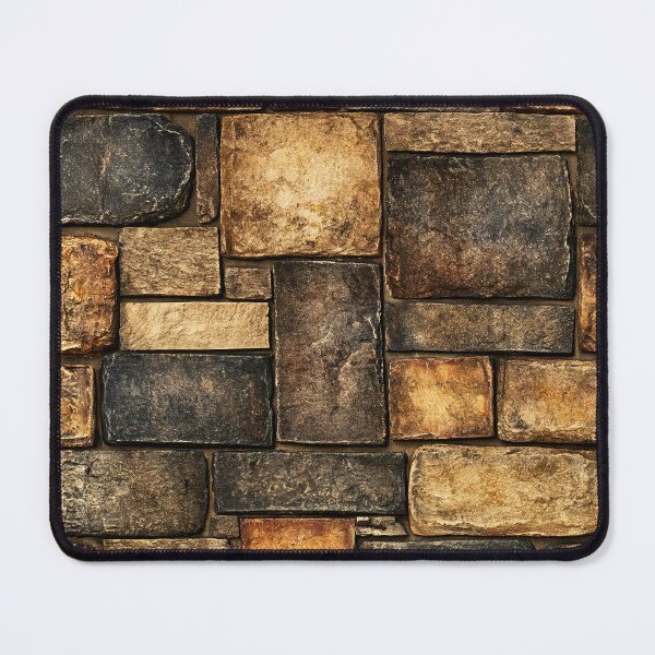 Item preview, Golden Brown Stacked Stone Masonry Texture designed and sold by Piotrek0001.
