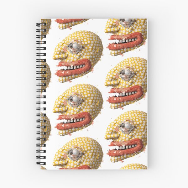 Item preview, Yellow Polka Dot Monster Face designed and sold by Yellow Zone.
