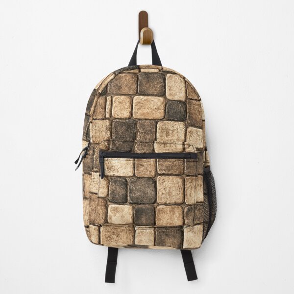 Item preview, Warm Beige Square Cut Stone Block Wall Art designed and sold by Piotrek0001.