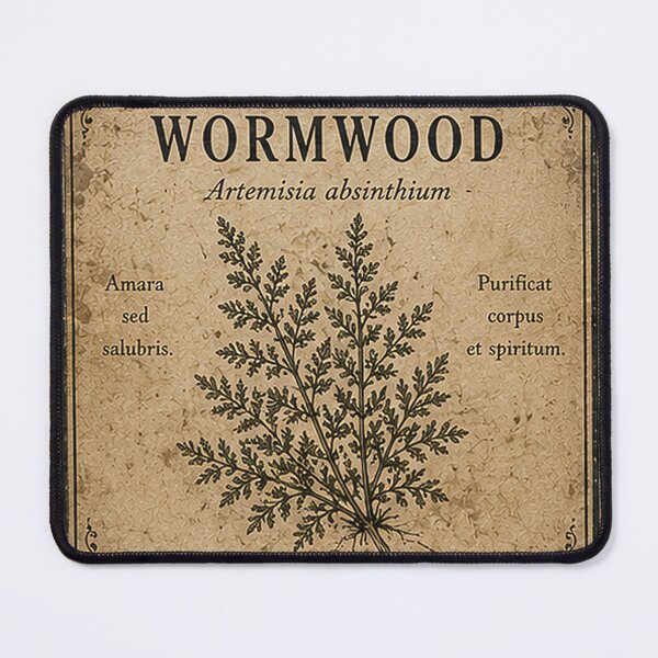 Item preview, Wormwood Vintage Apothecary Label designed and sold by Impossible Archive.