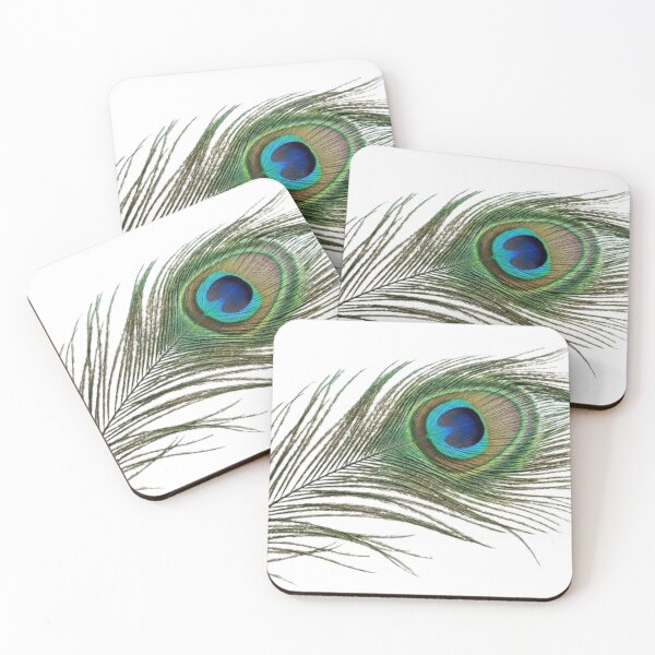 Item preview, Elegant Emerald Peacock Feather designed and sold by PetalsPaws.