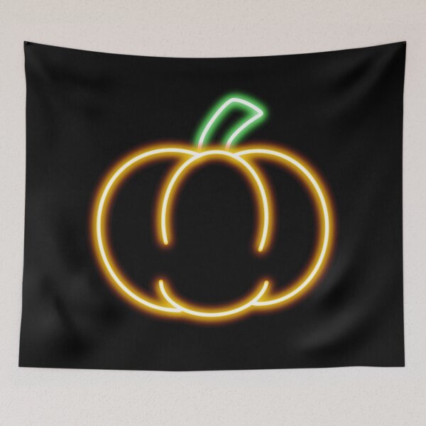 Item preview, Neon Halloween Pumpkin designed and sold by Super Neon Pixels .