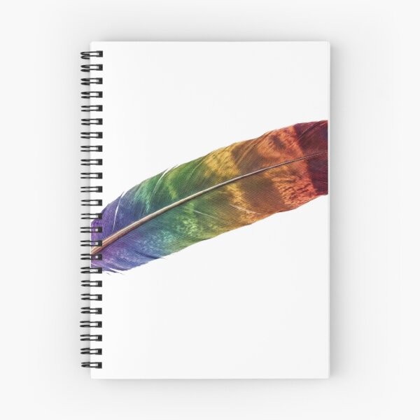 Item preview, Rainbow Feather Art designed and sold by PetalsPaws.