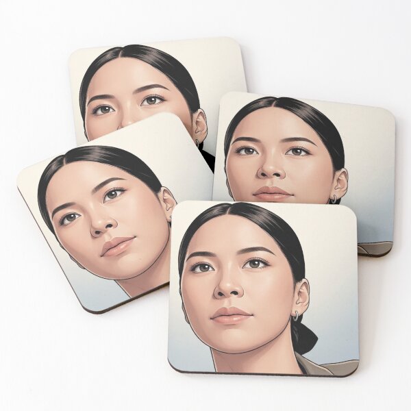 Item preview, BinOon PT Puinoon Pheem When You See Her Khom Thai GL Kdrama Actress LGBTQ+ Cartoon Art Wall Decor Comic Print Poster Shirt Cell  designed and sold by Mind Space.