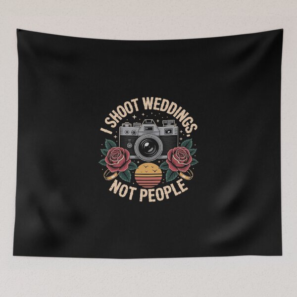 Item preview, I Shoot Weddings Not People – Photographer Camera Art designed and sold by jkrphoto.