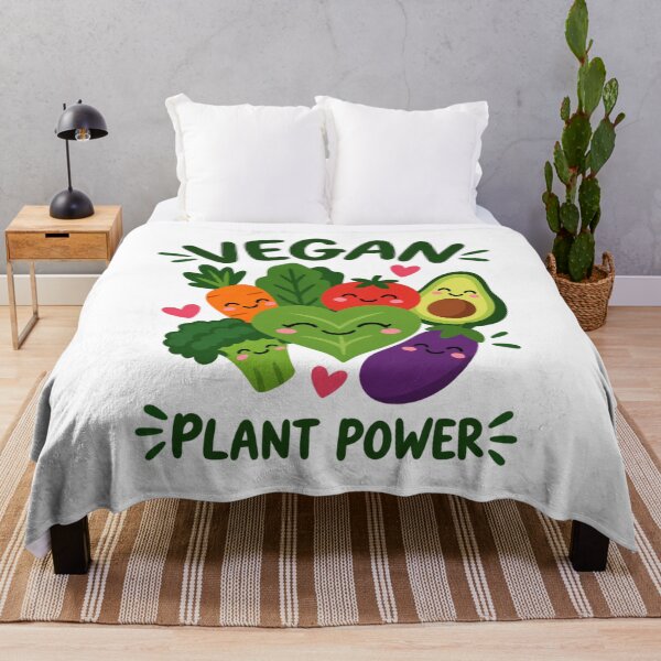 Item preview, Vegan Plant Power – Cute Vegetable Illustration art designed and sold by JrNergal.