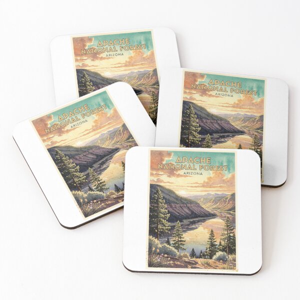 Item preview, Apache National Forest Arizona Vintage Watercolor Travel designed and sold by Teelogic.