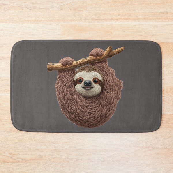 Item preview, Cute Crochet Sloth hanging on a Branch designed and sold by MargaretPolanco.