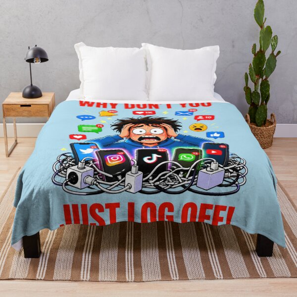 Item preview, WHY DON'T YOU JUST LOG OFF! DESIGN 4 designed and sold by DigitalandPhoto.