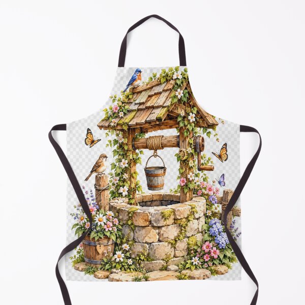 Item preview, Floral wishing well designed and sold by urbanshop7.