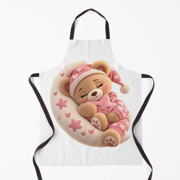 Item preview, Sleeping Teddy Bear on Crescent Moon designed and sold by Dovarune.