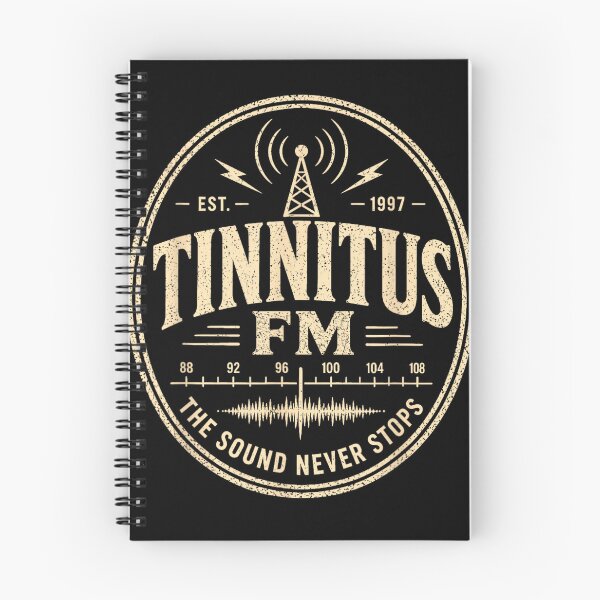 Item preview, Tinnitus FM The Sound Never Stops 1997 Hearing Humor designed and sold by studiopekepeke.