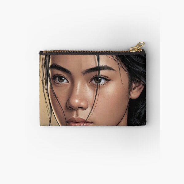 Item preview, BinOon Young Bulan Khom Thai GL Kdrama Actress LGBTQ+ Cartoon Art Wall Decor Comic Print Poster Shirt Cell  designed and sold by Mind Space.