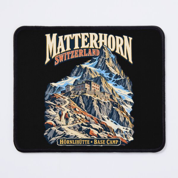 Aperçu de l'œuvre Matterhorn Hörnli Hut Adventure créée et vendue par EvergreenPark - Tee Studio.