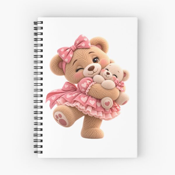 Item preview, Cute Teddy Bear Hugging Little Bear designed and sold by Dovarune.