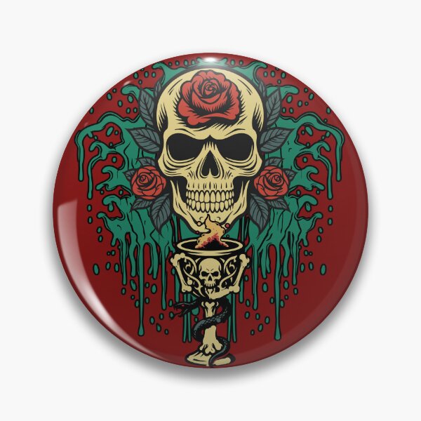 Item preview, Creepy Slimy Skull designed and sold by joztees.