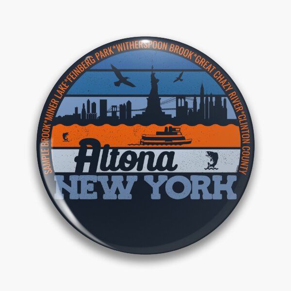 Item preview, Altona New York Sunset Retro Vintage Local Pride Logo designed and sold by CRHPOD20.
