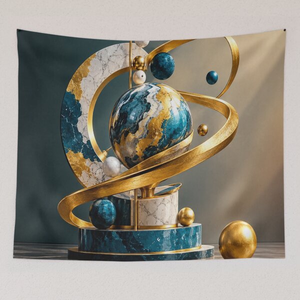 Item preview, Luxury abstract planet designed and sold by urbanshop7.