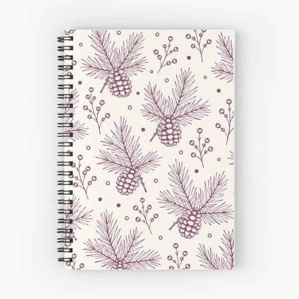 Aperçu de l'œuvre Pomme de pin prune et branches de pin créée et vendue par mycute-stickers.