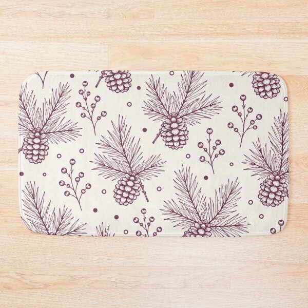 Item preview, Plum Pinecone and Pine Branches designed and sold by mycute-stickers.