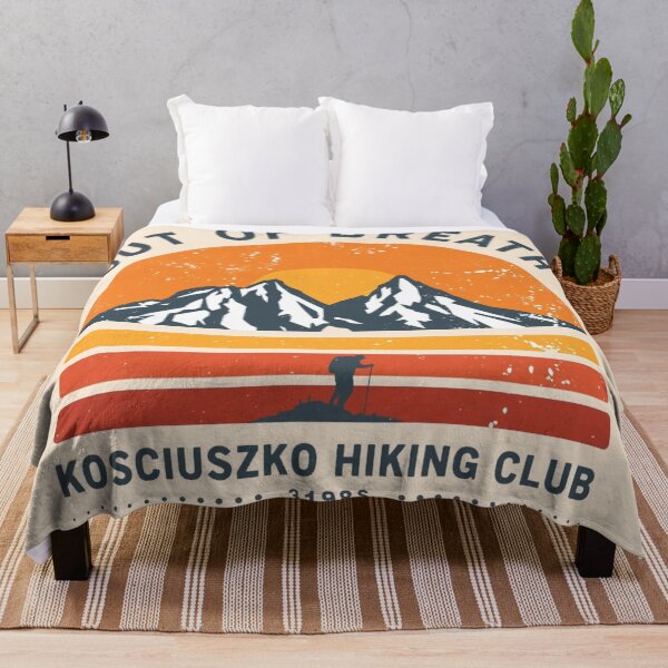 Item preview, Kosciuszko Retro Sunset Hiking Badge Straya Summit designed and sold by Yellowriversss.