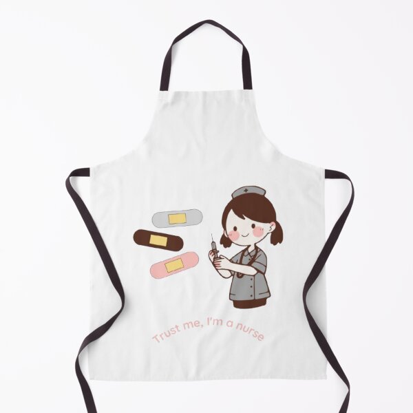 Item preview, Trust me, I'm a nurse - Cute kawaii design with syringe and bandages designed and sold by Almendra-92.