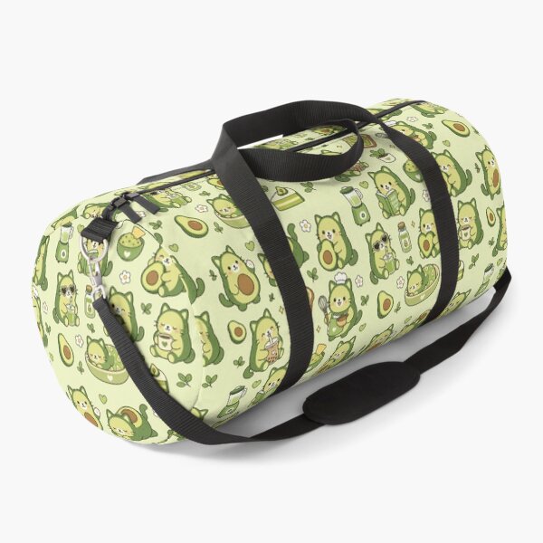 Item preview, Cute Avocado Cat Kawaii Pattern designed and sold by Soft Berry Studio.