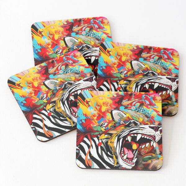 Item preview, Roaring Tiger Amidst Chaos designed and sold by RENcraft.