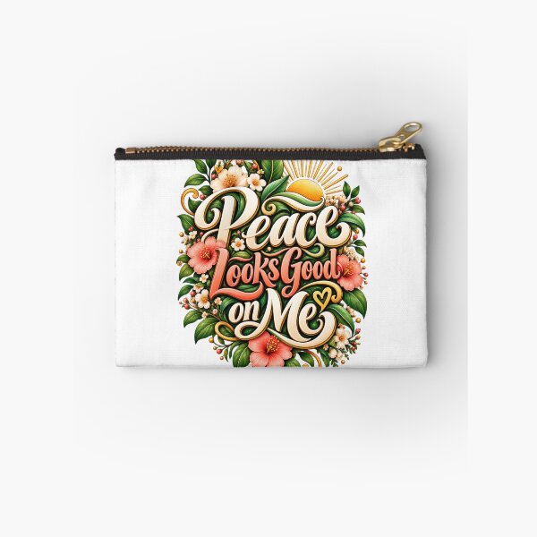 Item preview, Peace Looks Good on Me – Minimalist Botanical Self Care & Positive Mindset Design designed and sold by okay 2 look .