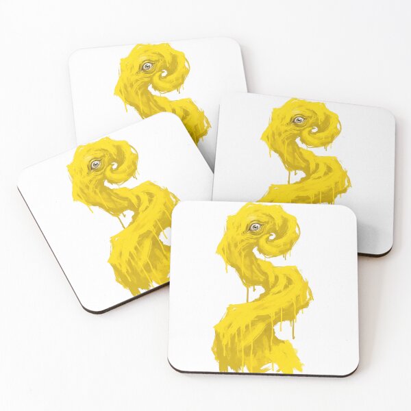 Item preview, Twisted Neck with eye Yellow Creature Art designed and sold by Yellow Zone.