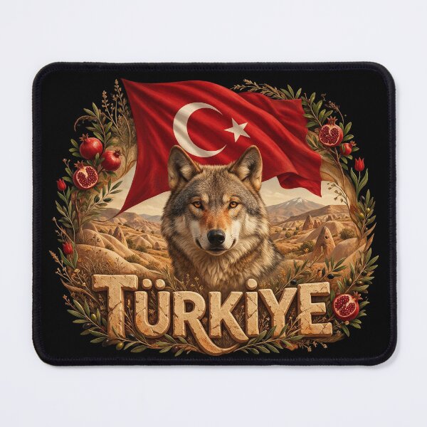 Item preview, Türkiye Heritage – Anatolian Wolf Emblem designed and sold by FlagX.