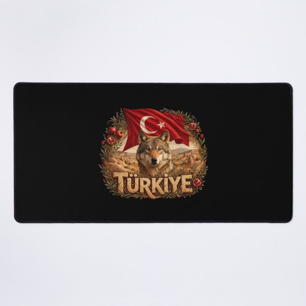 Item preview, Türkiye Heritage – Anatolian Wolf Emblem designed and sold by FlagX.