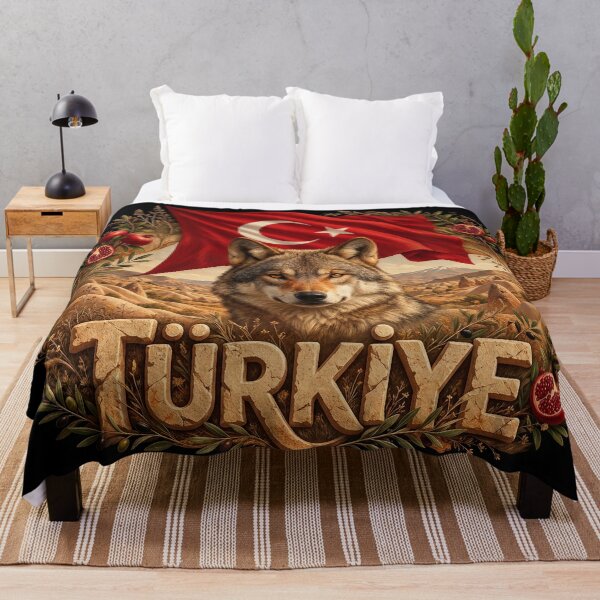 Item preview, Türkiye Heritage – Anatolian Wolf Emblem designed and sold by FlagX.