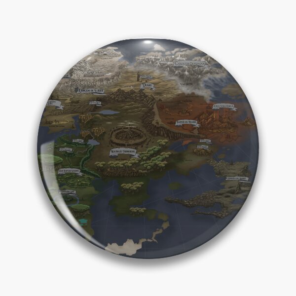 Item preview, Gignesthai Fantasy World Map designed and sold by ArtificeFactory.