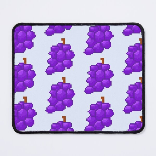 Item preview, Pixel Art Grapes | Kawaii Fruit Design designed and sold by suawu.