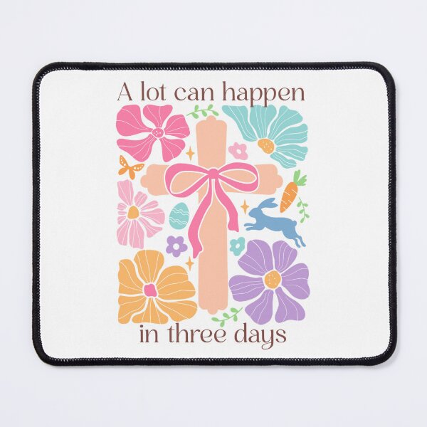 Item preview, A Lot Can Happen in Three Days Christian Easter Cross Design designed and sold by LilSeashell.