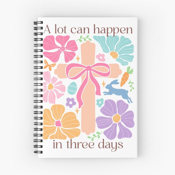 Item preview, A Lot Can Happen in Three Days Christian Easter Cross Design designed and sold by LilSeashell.